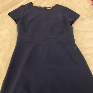 Scalloped top/bottom dress